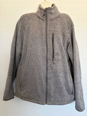 Men's Avalanche Gray Full-Zip Jacket - L
